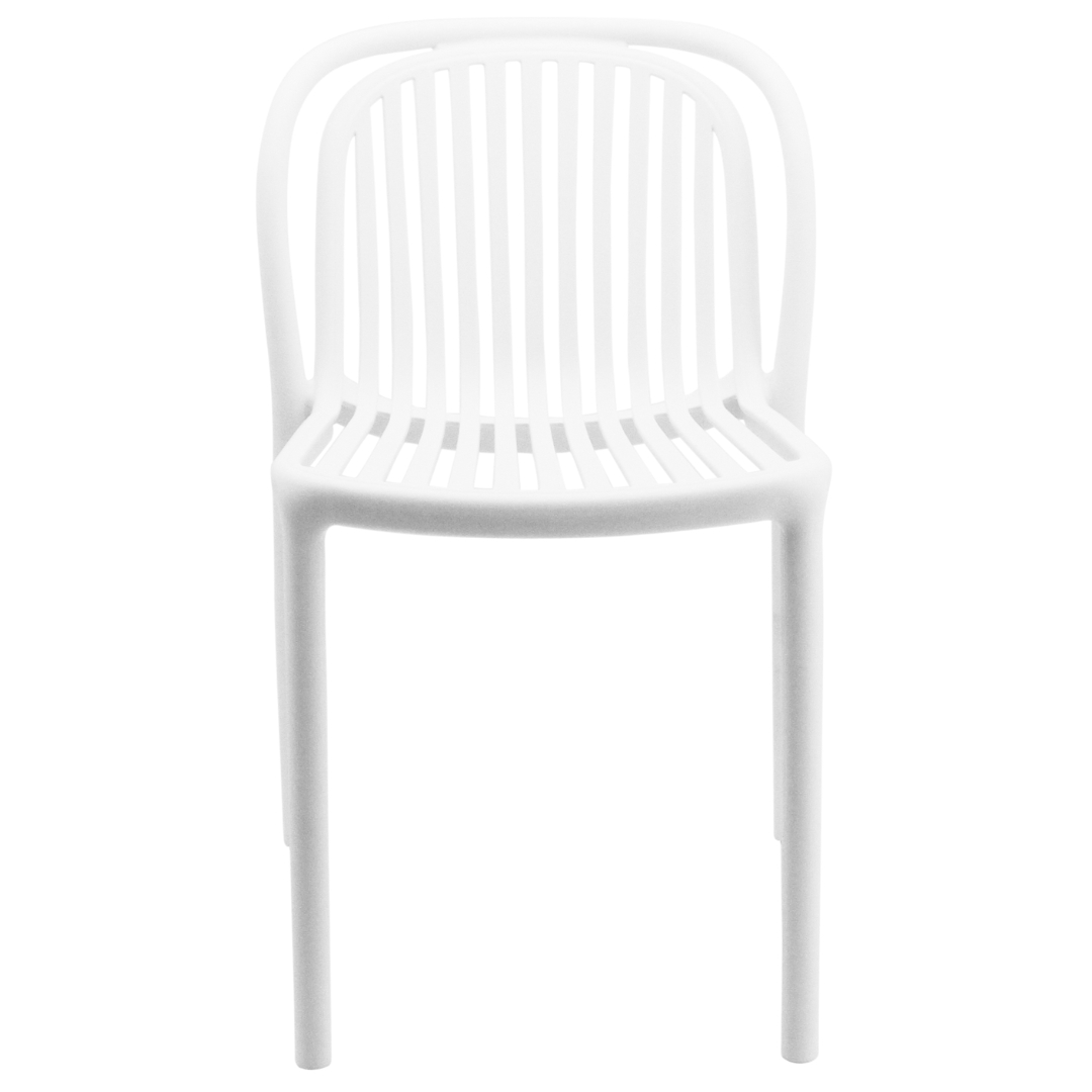 White Plastic Garden Chair-PP Chair