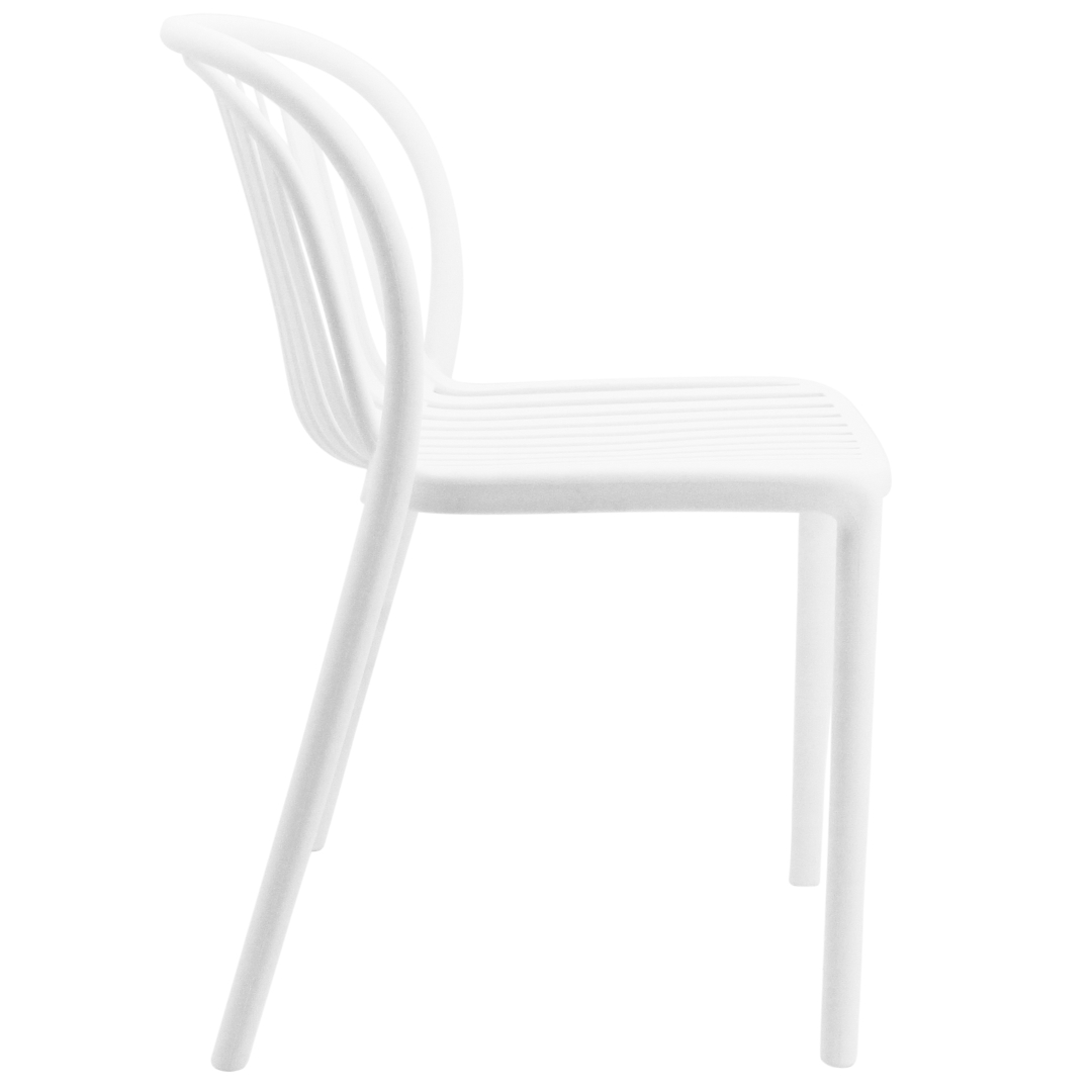 White Plastic Garden Chair-PP Chair