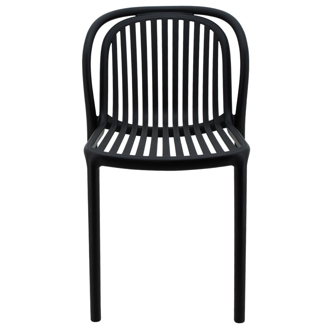 Black Plastic Garden Chair-PP Chair