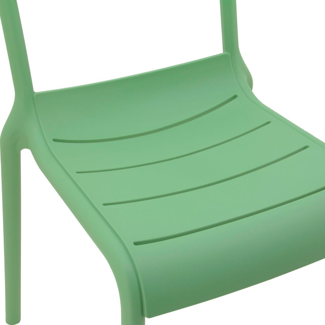 Eco-Friendly Plastic Outdoor Dining Chairs – Lightweight, Weather-Resistant, Sustainable Patio Furniture-PP Chair