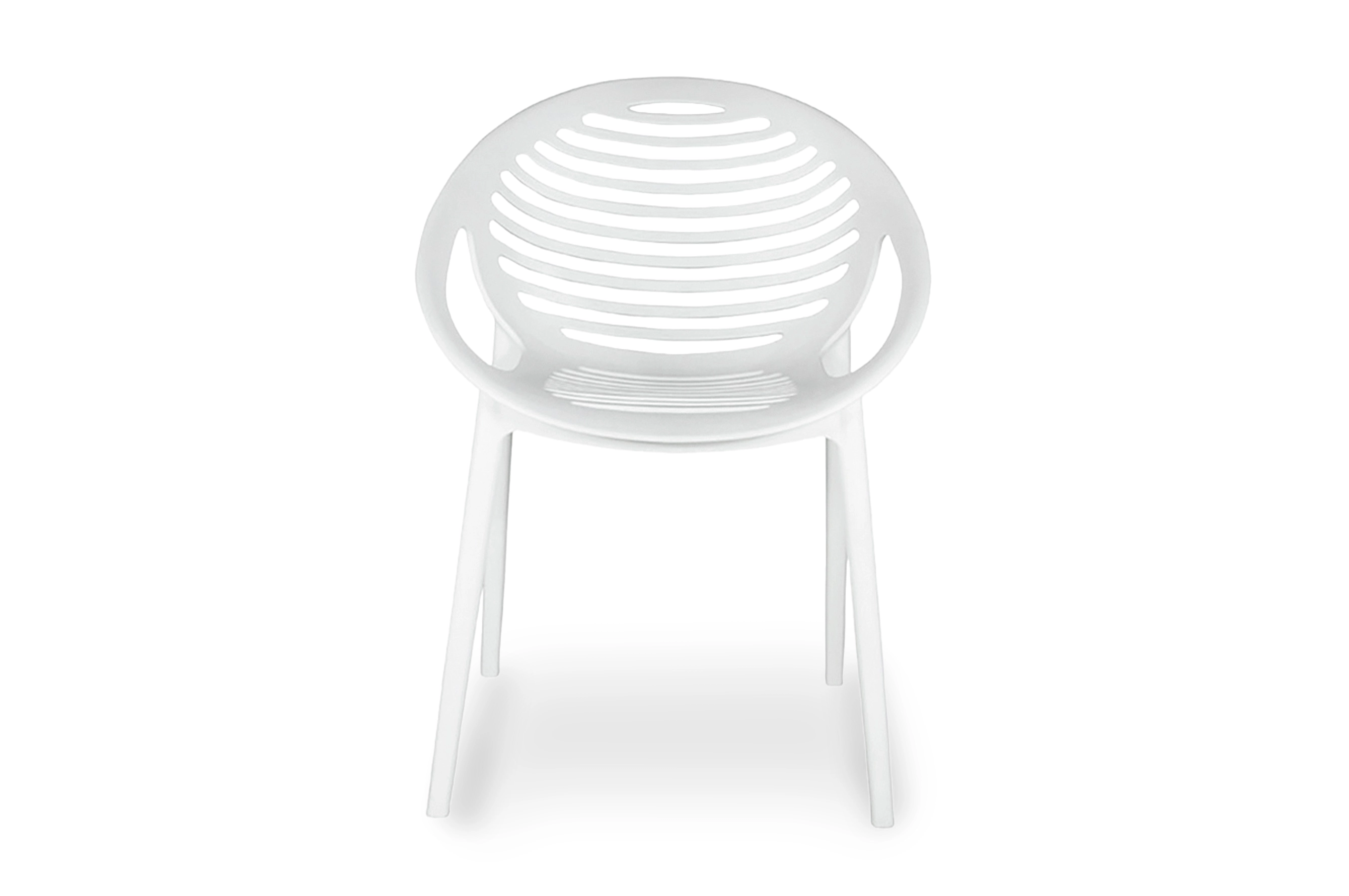 Plastic Outdoor Garden Chair White-PP Chair