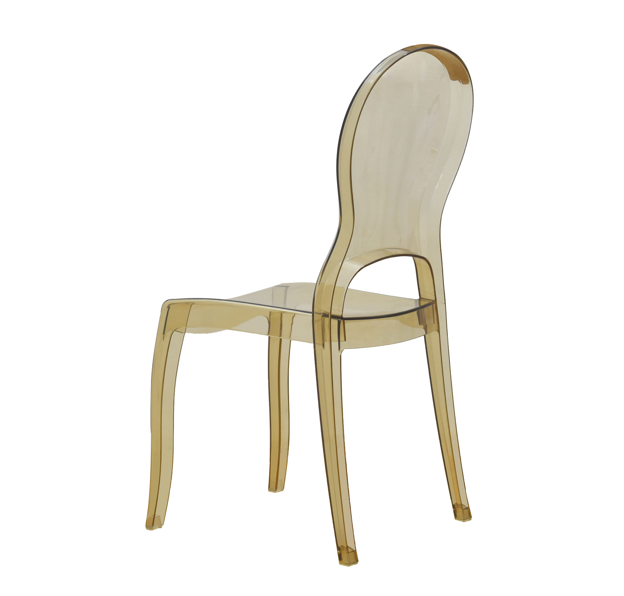Transparent Amber Chair-PP Chair