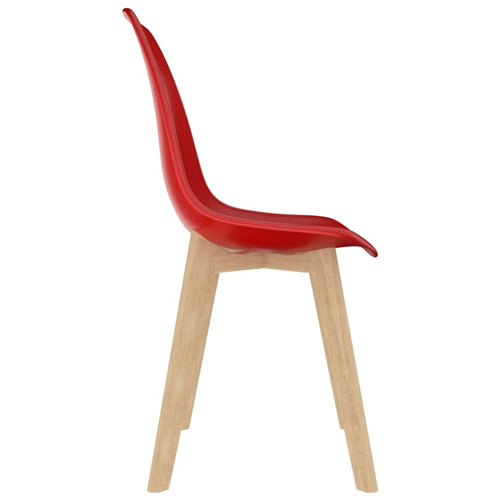 DSW Style Side Chair Red-PP Chair