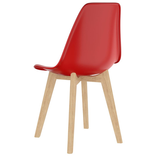 DSW Style Side Chair Red-PP Chair