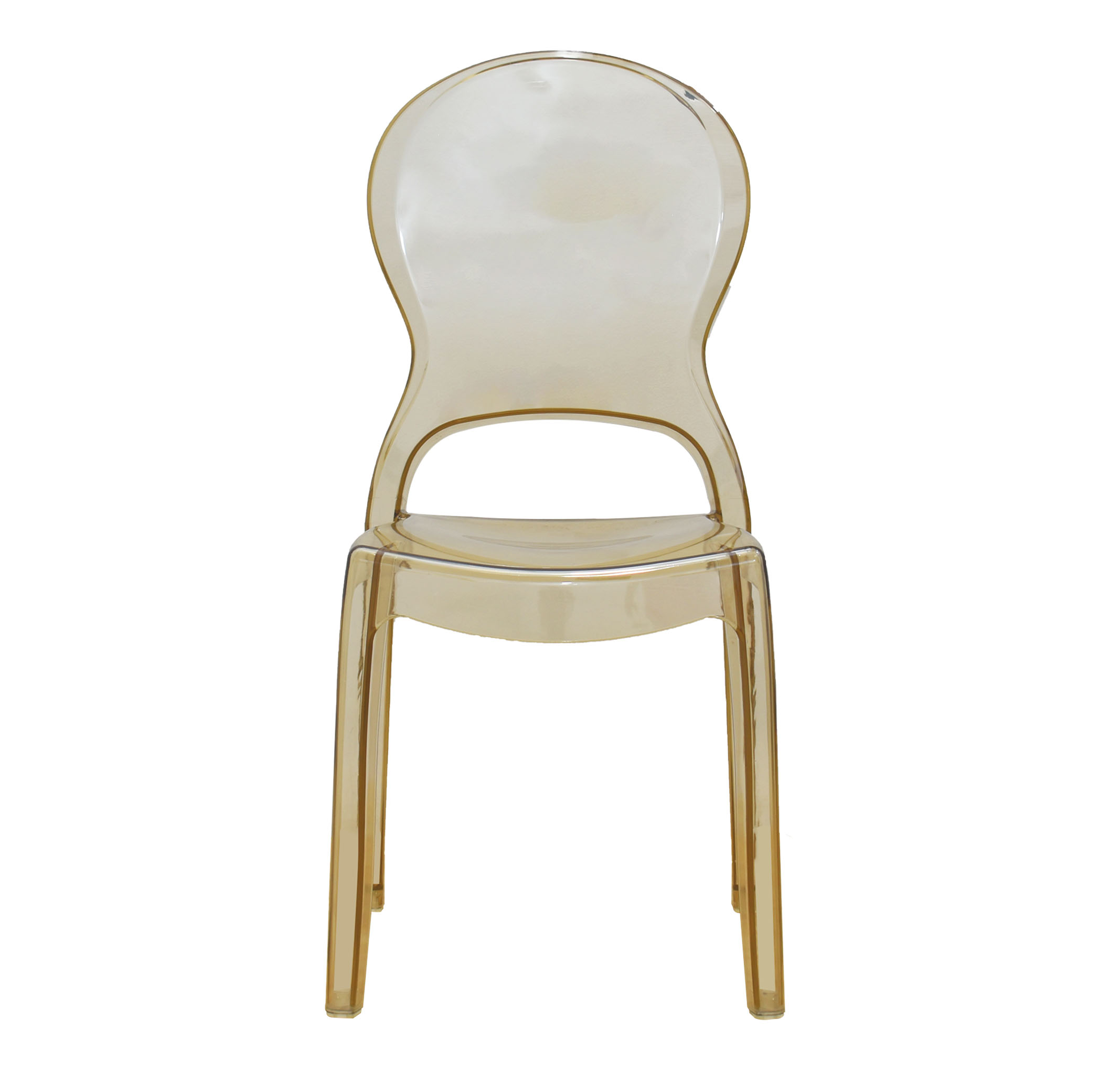 Transparent Amber Chair-PP Chair