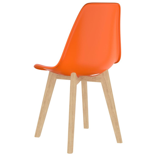 DSW Style Side Chair Orange-PP Chair