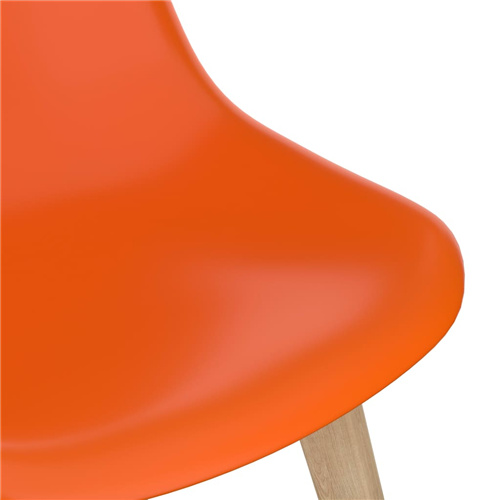 DSW Style Side Chair Orange-PP Chair