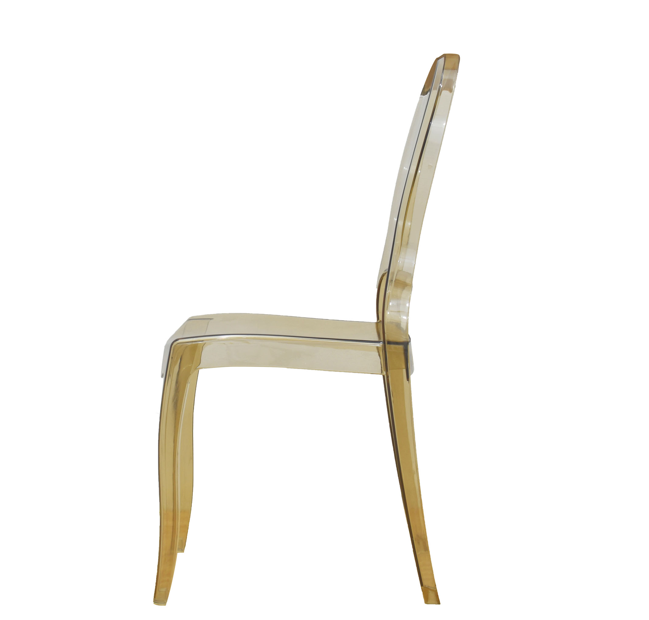 Transparent Amber Chair-PP Chair