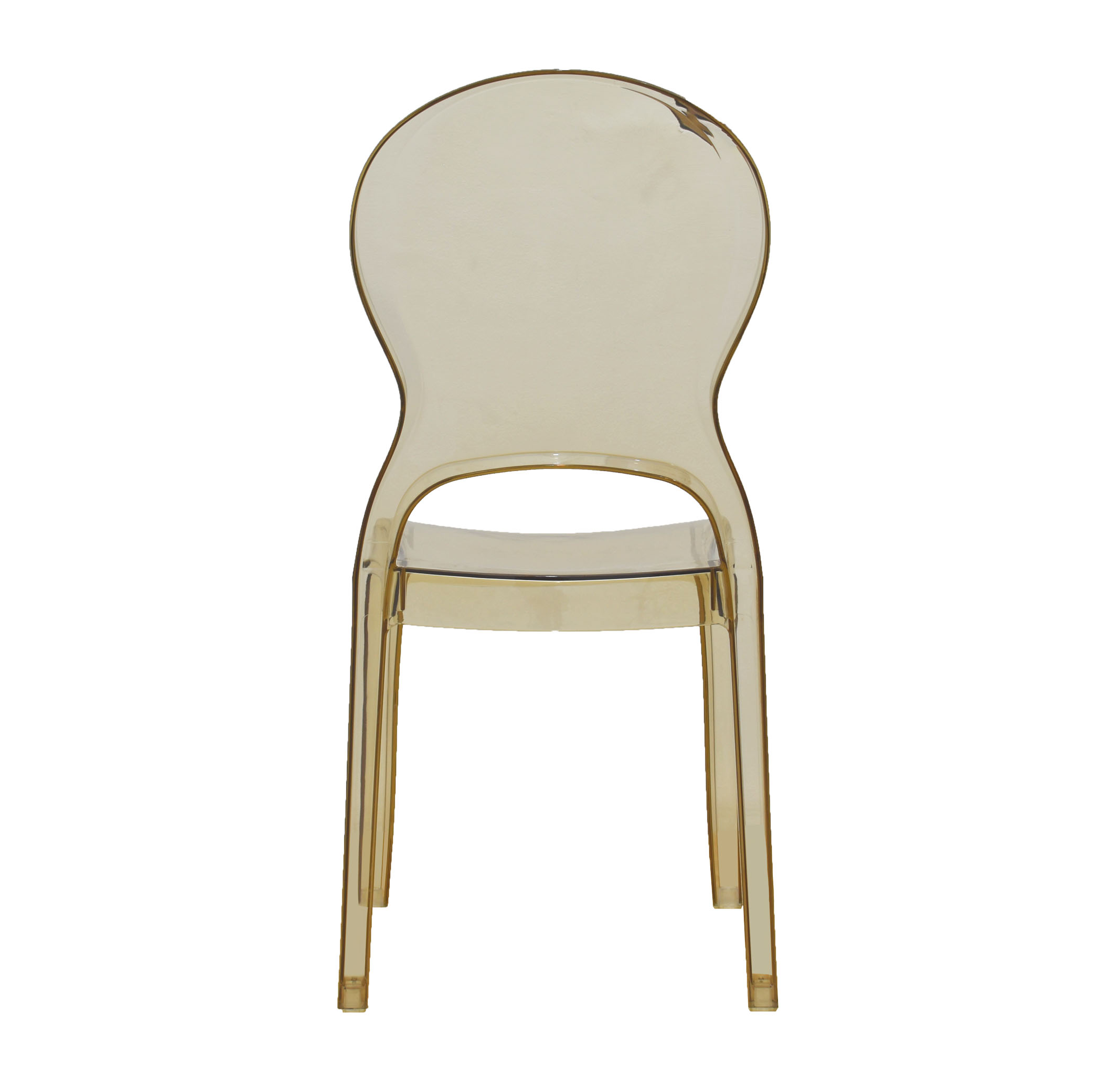 Transparent Amber Chair-PP Chair