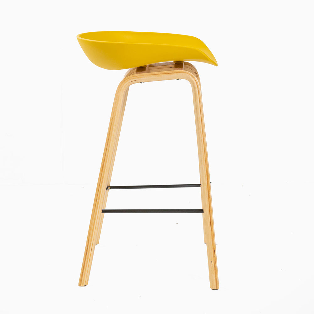 Hay About A Stool Yellow Plastic Seat-PP Chair