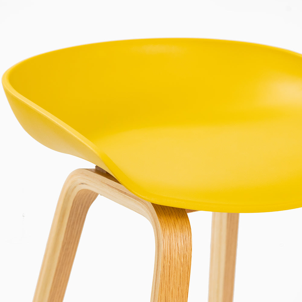 Hay About A Stool Yellow Plastic Seat-PP Chair