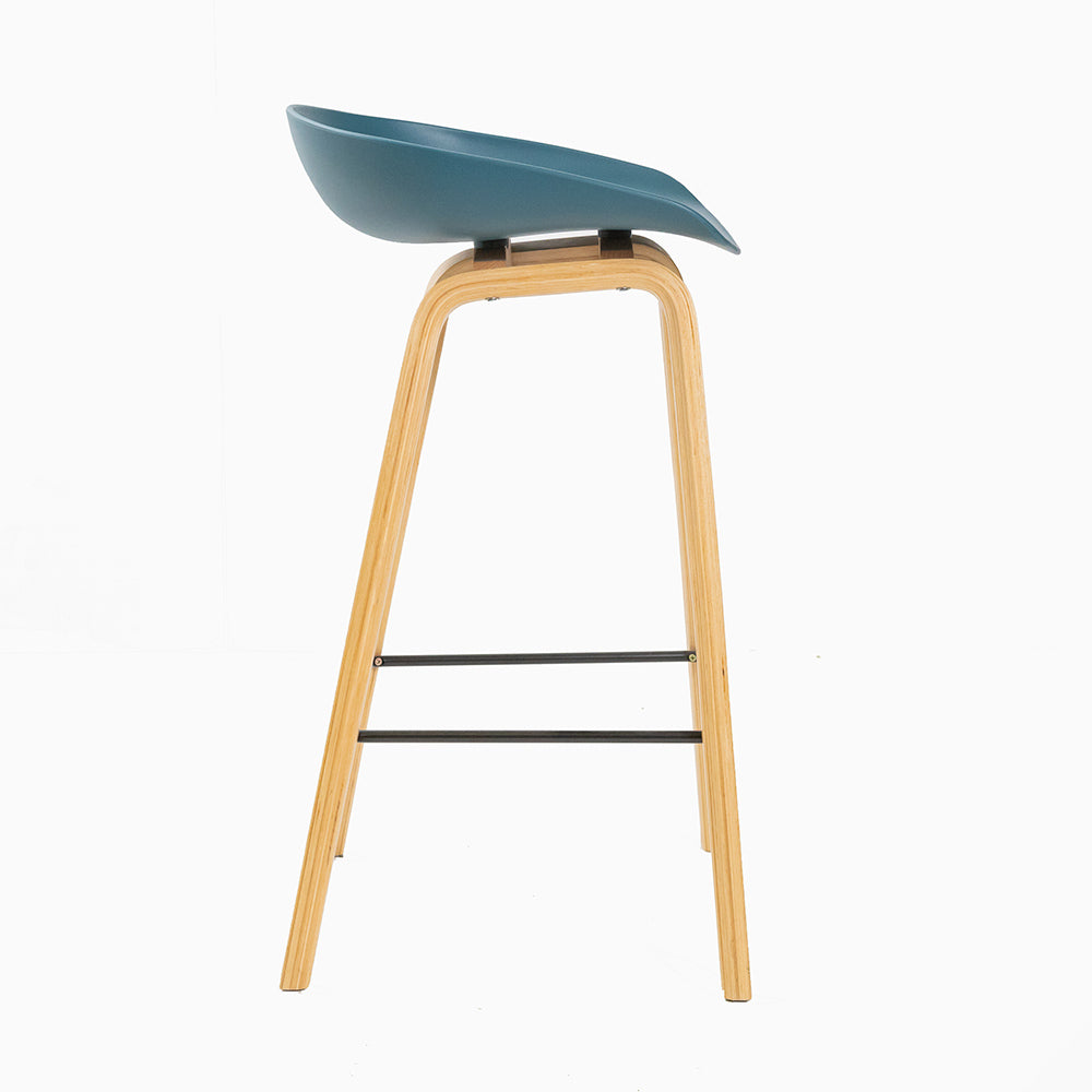 Hay About A Stool Navy Blue Plastic Seat-PP Chair