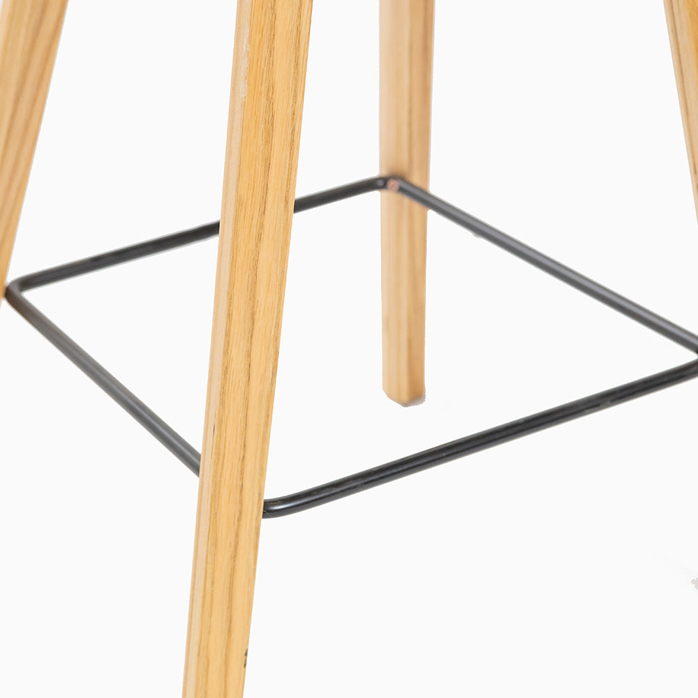 Hay About A Stool Navy Blue Plastic Seat-PP Chair