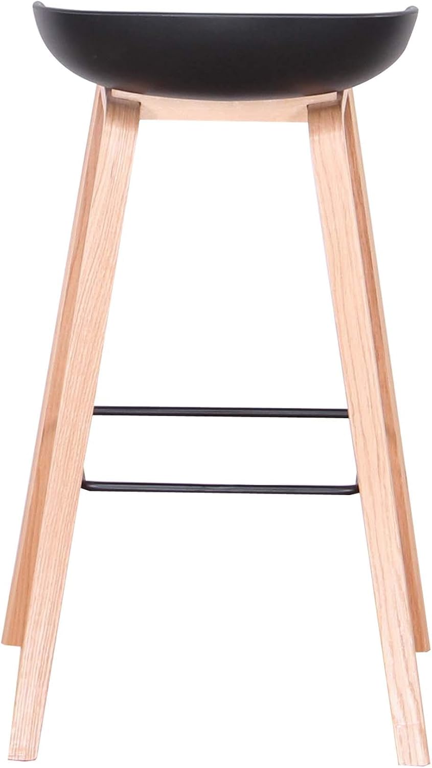 Hay About A Stool Black Plastic Seat-PP Chair