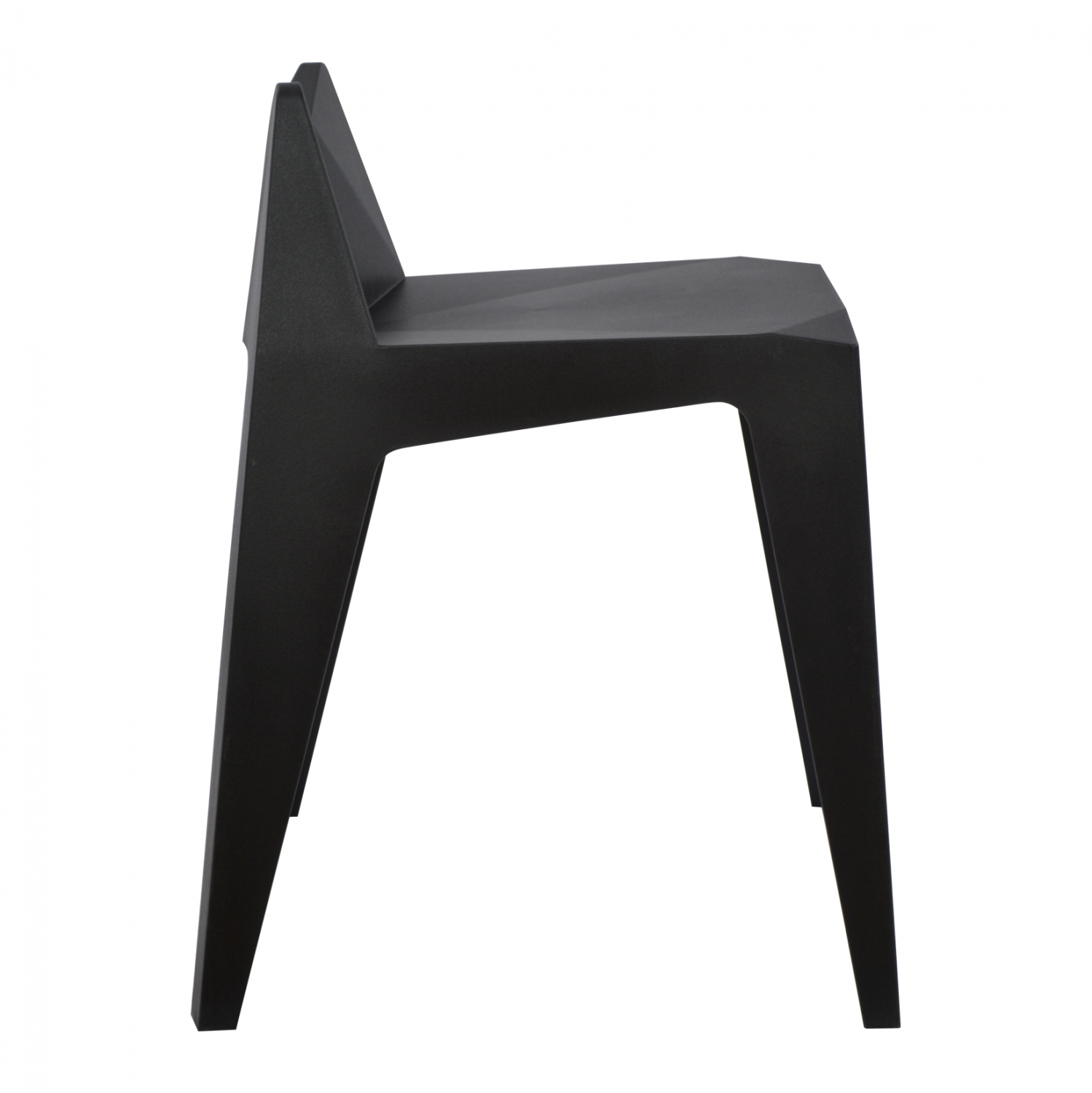Polypropylene Stool Black-PP Chair