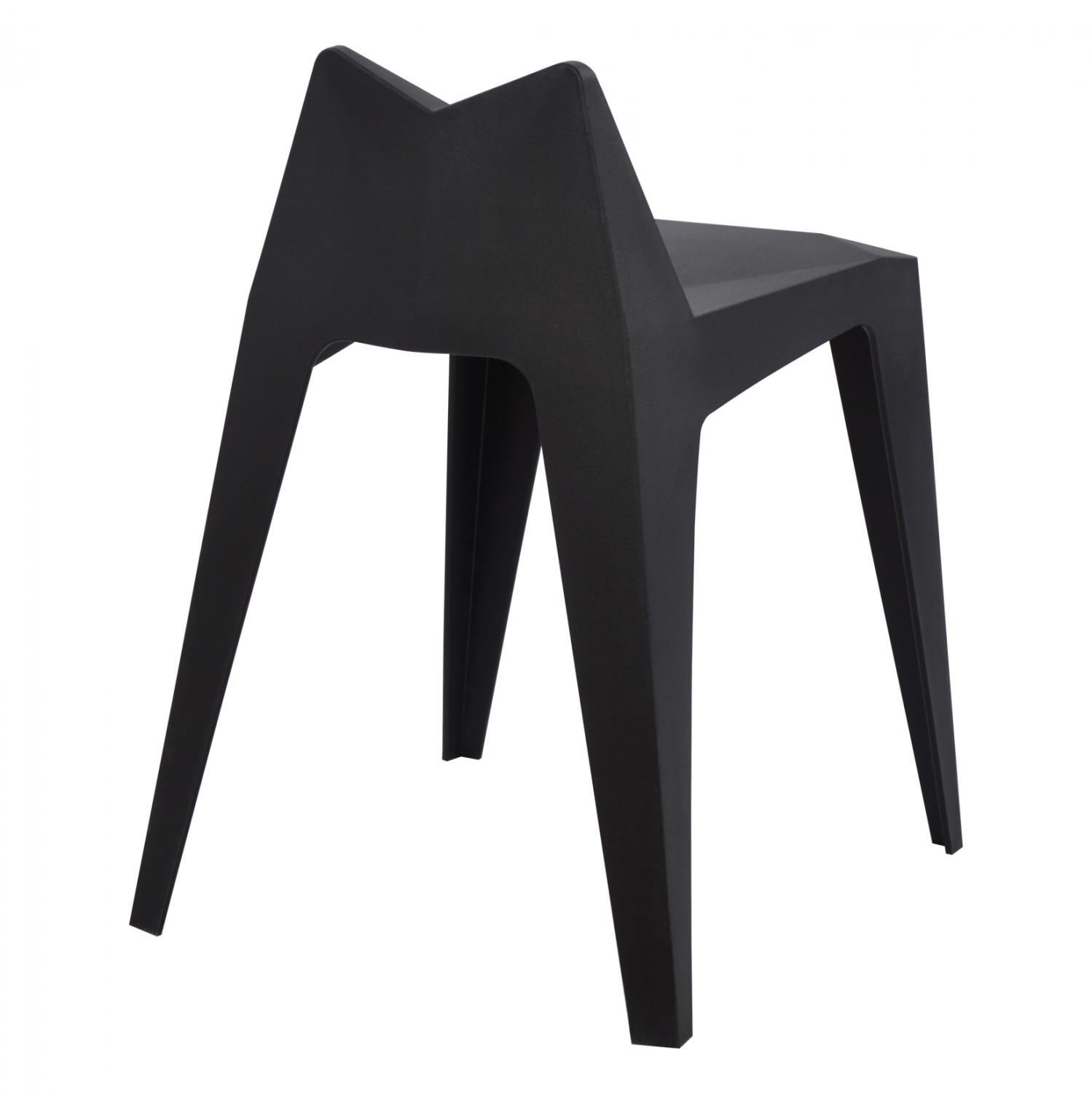 Polypropylene Stool Black-PP Chair