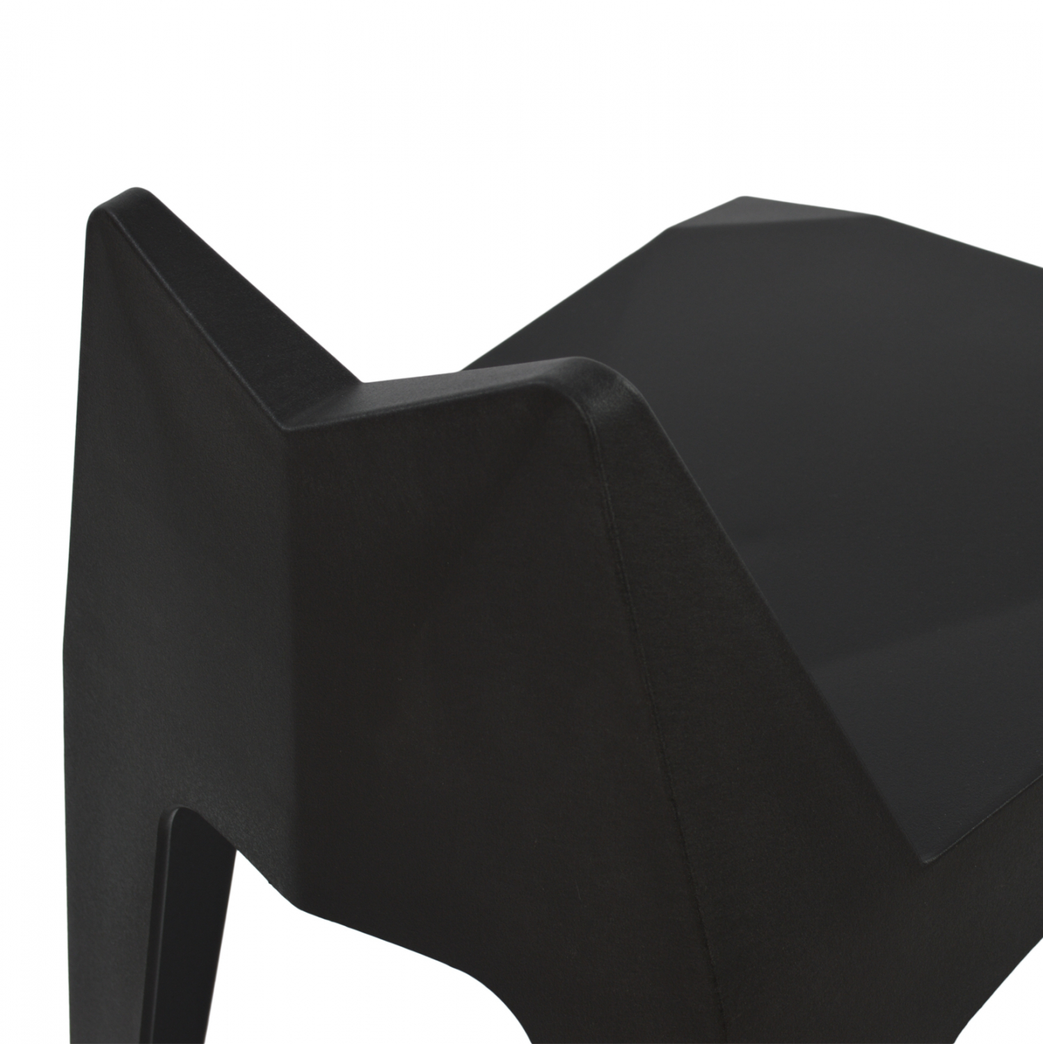 Polypropylene Stool Black-PP Chair