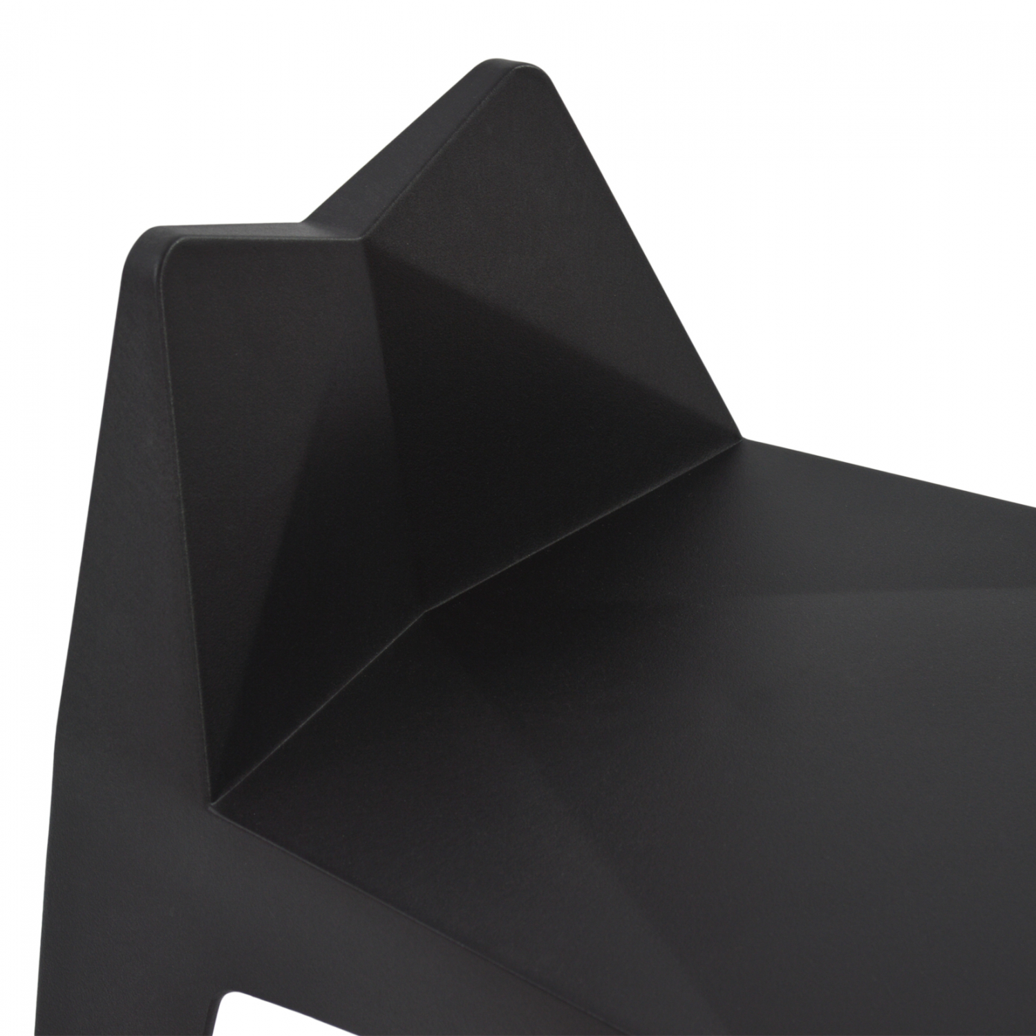 Polypropylene Stool Black-PP Chair