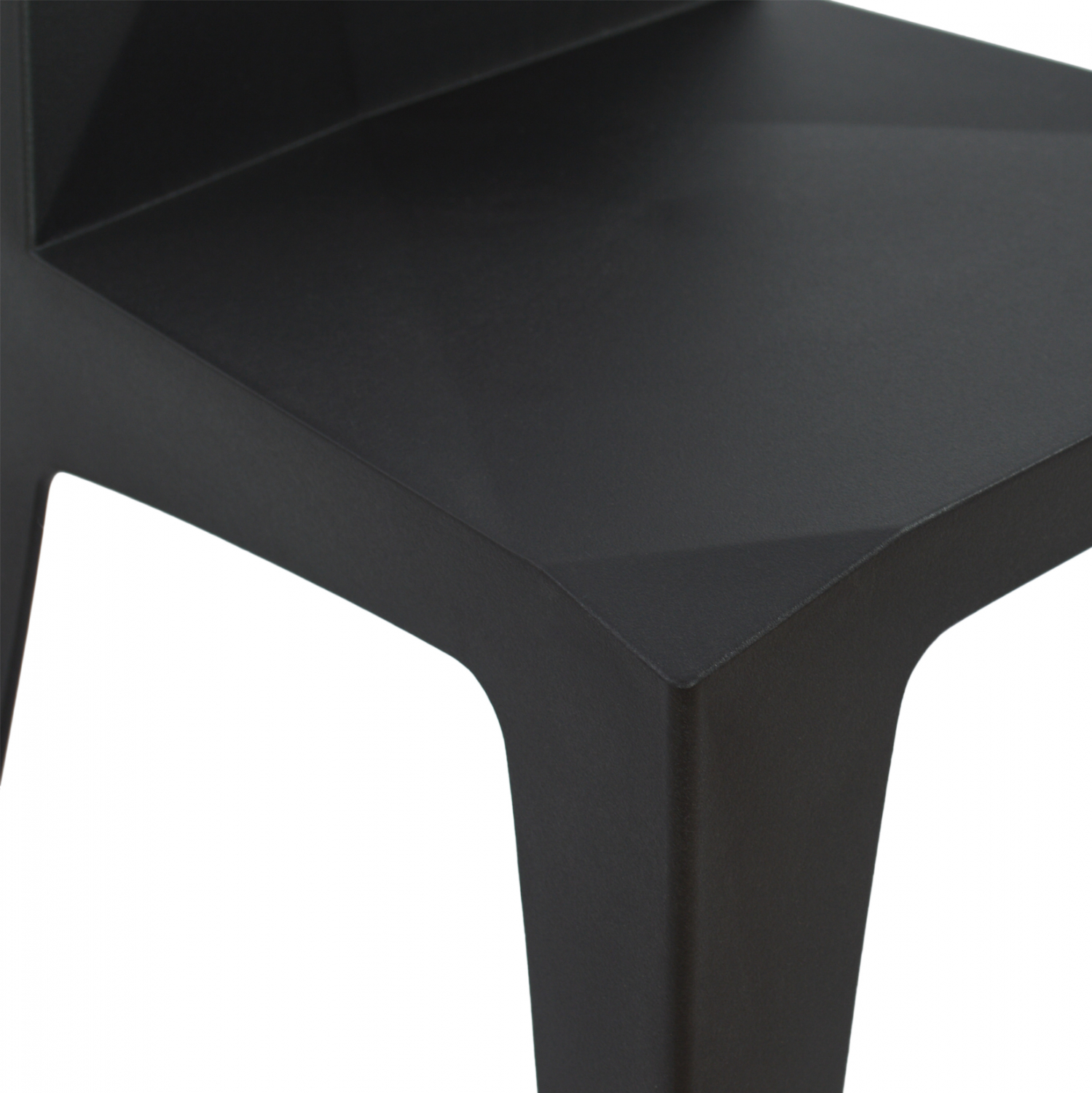 Polypropylene Stool Black-PP Chair