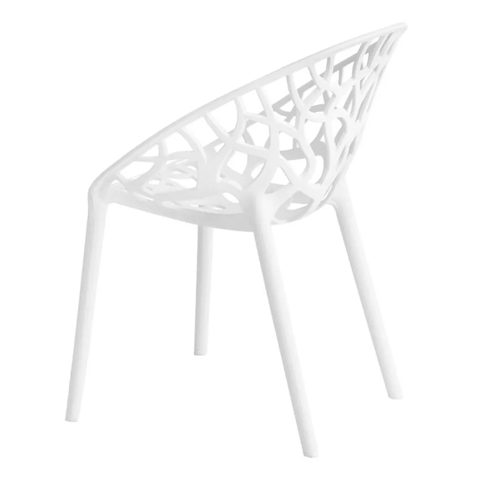 Nest Garden ArmChair In White-PP Chair