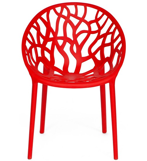Nest Garden ArmChair In Red-PP Chair