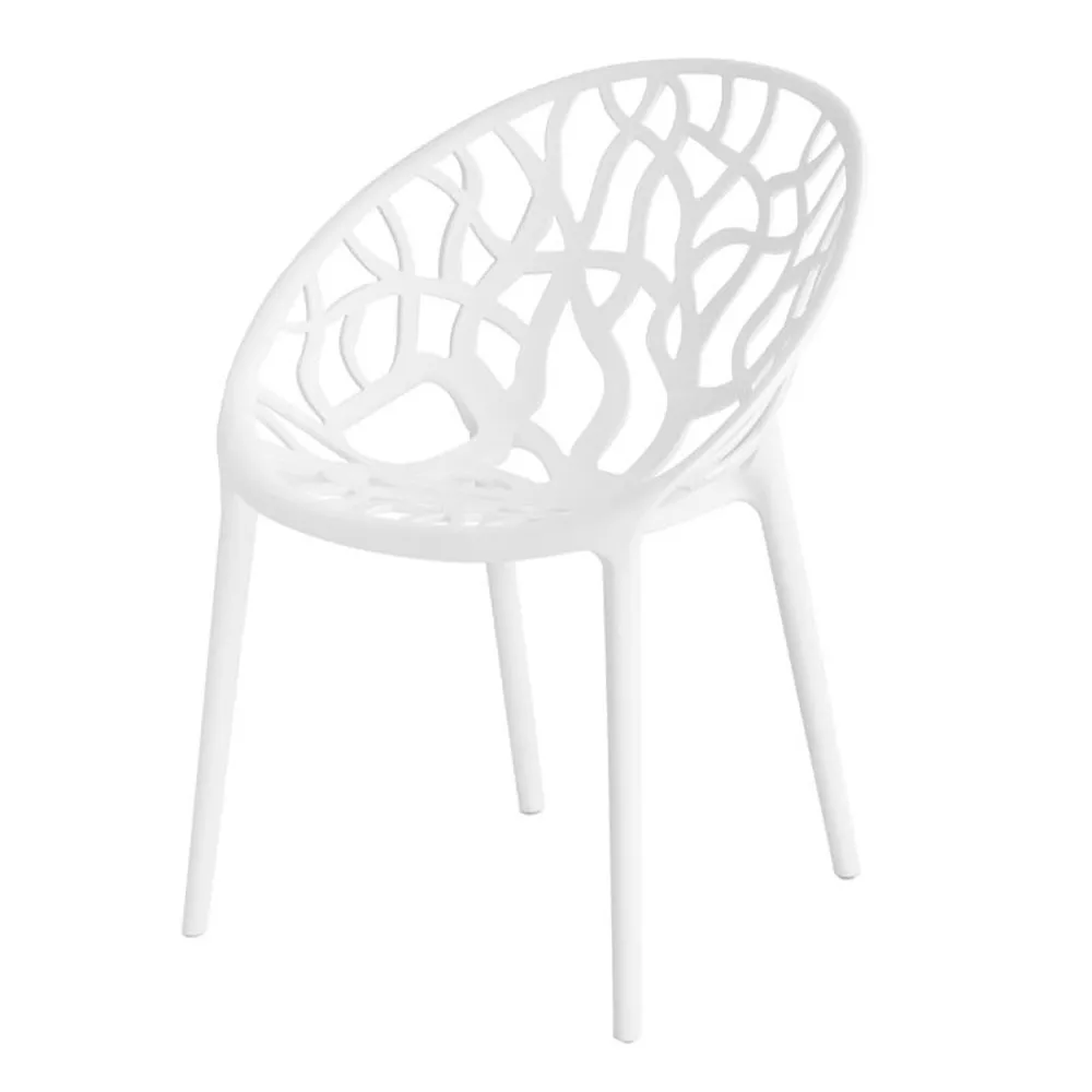Nest Garden ArmChair In White-PP Chair