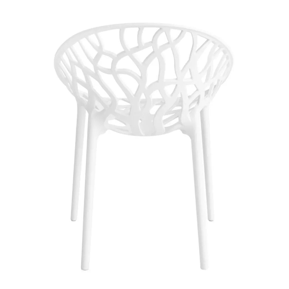 Nest Garden ArmChair In White-PP Chair