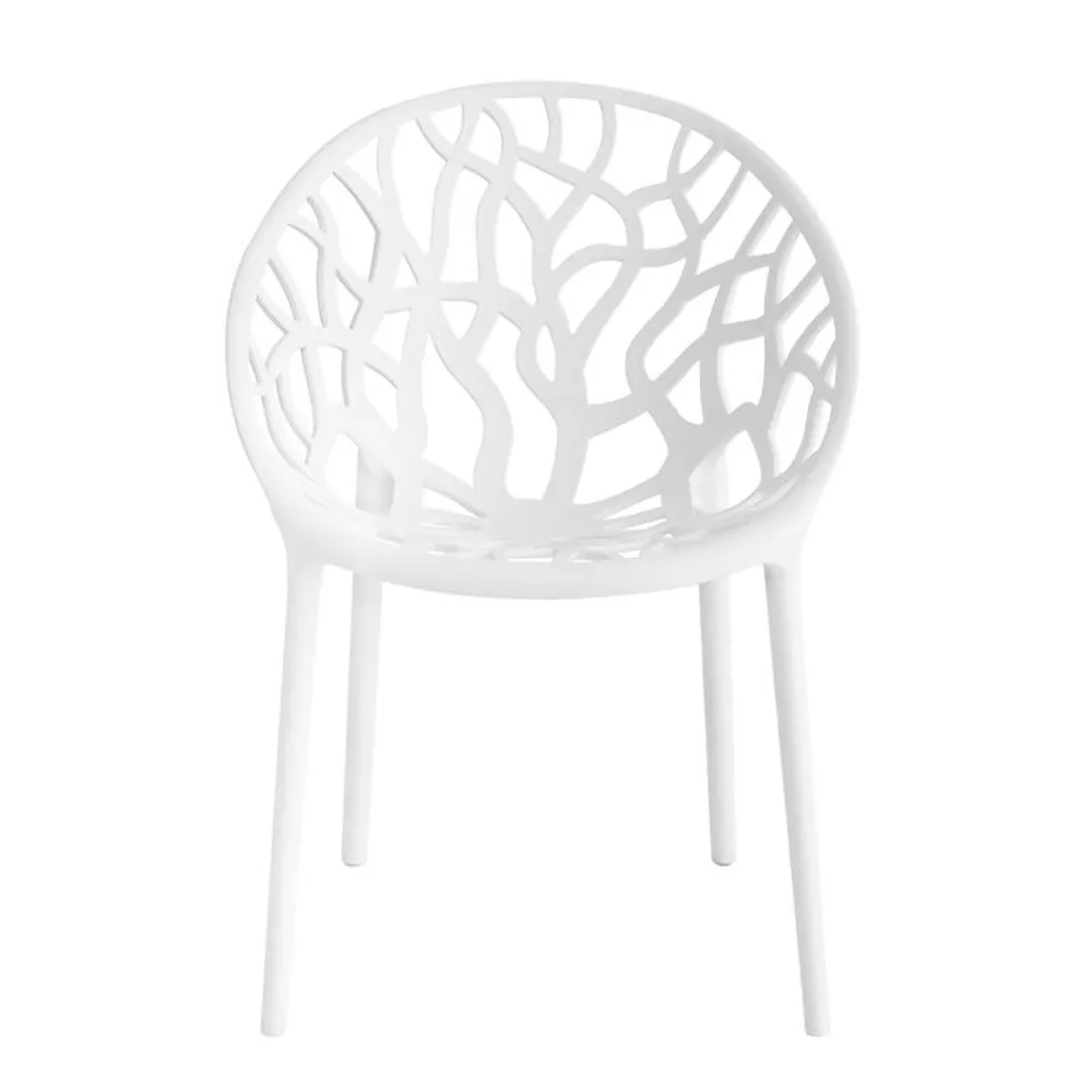 Nest Garden ArmChair In White-PP Chair