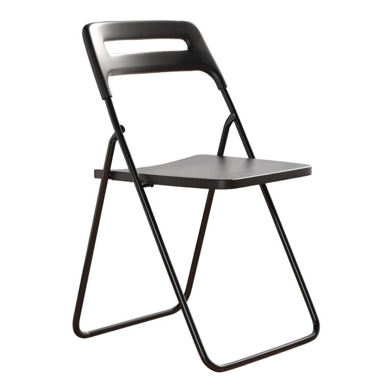 Modern Plastic Folding Chair with Steel Tube Frame for Commercial & Home Use