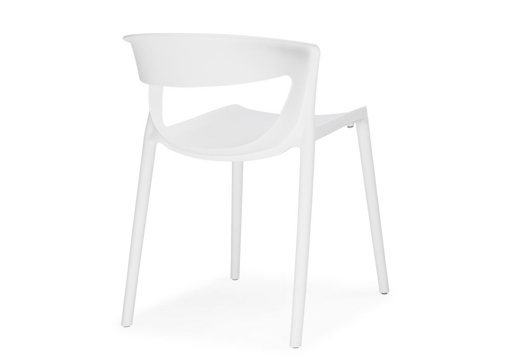 Plastic Chairs Factory Wholesale White Stackable Chair-PP Chair