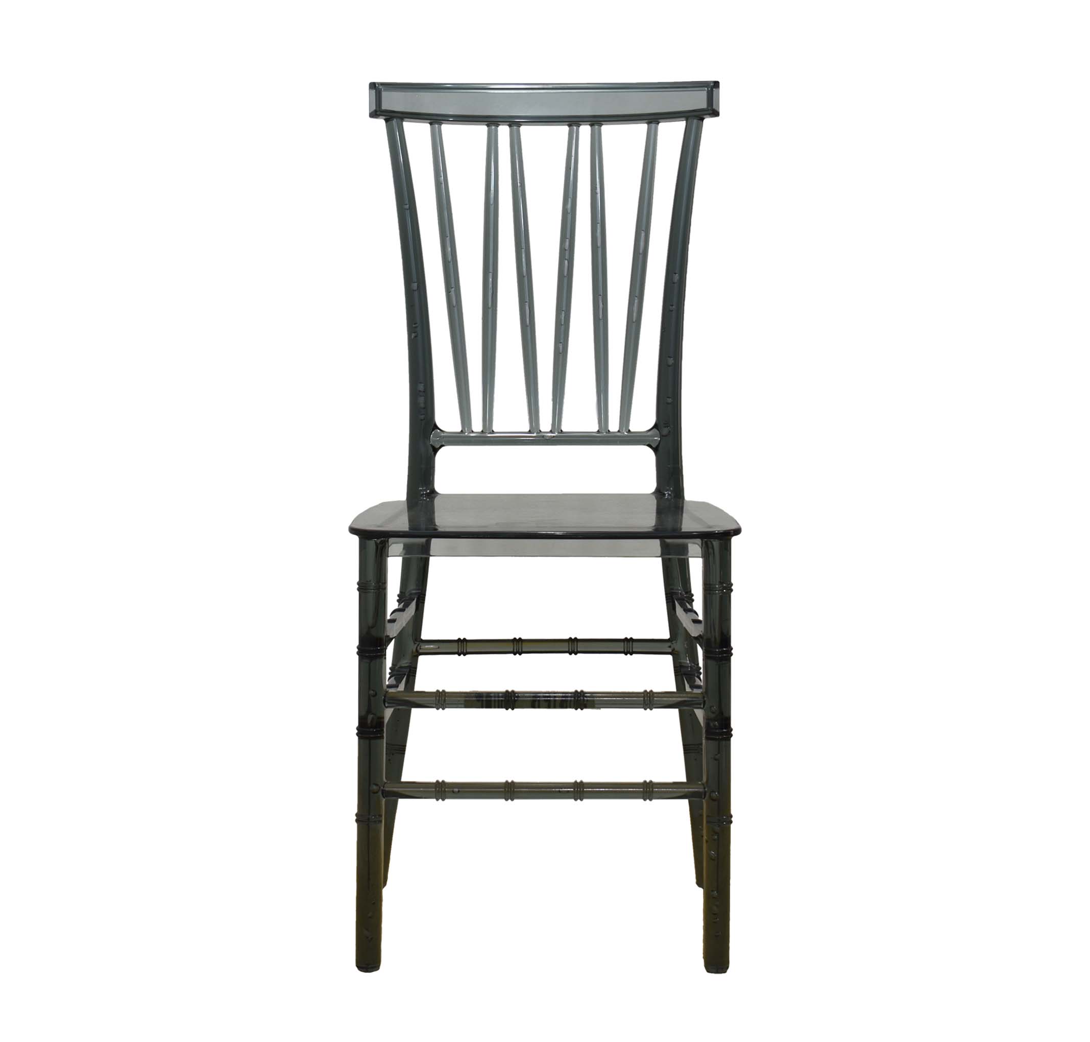 Transparent Smoke Grey PC Chiavari Chair-PP Chair