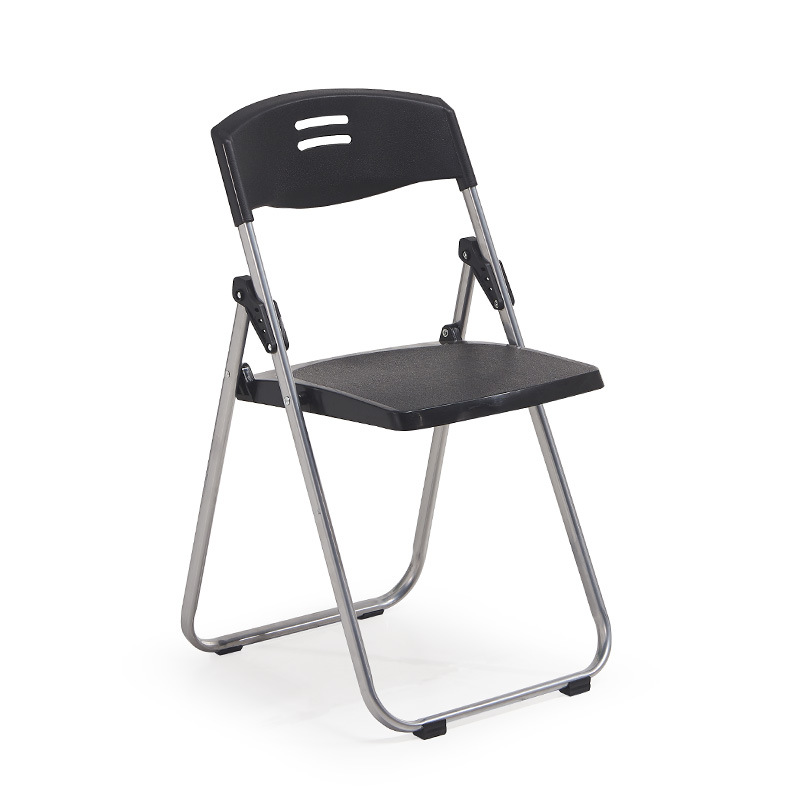 Commercial Plastic Folding Chair with Steel Frame and Carry Handle Design