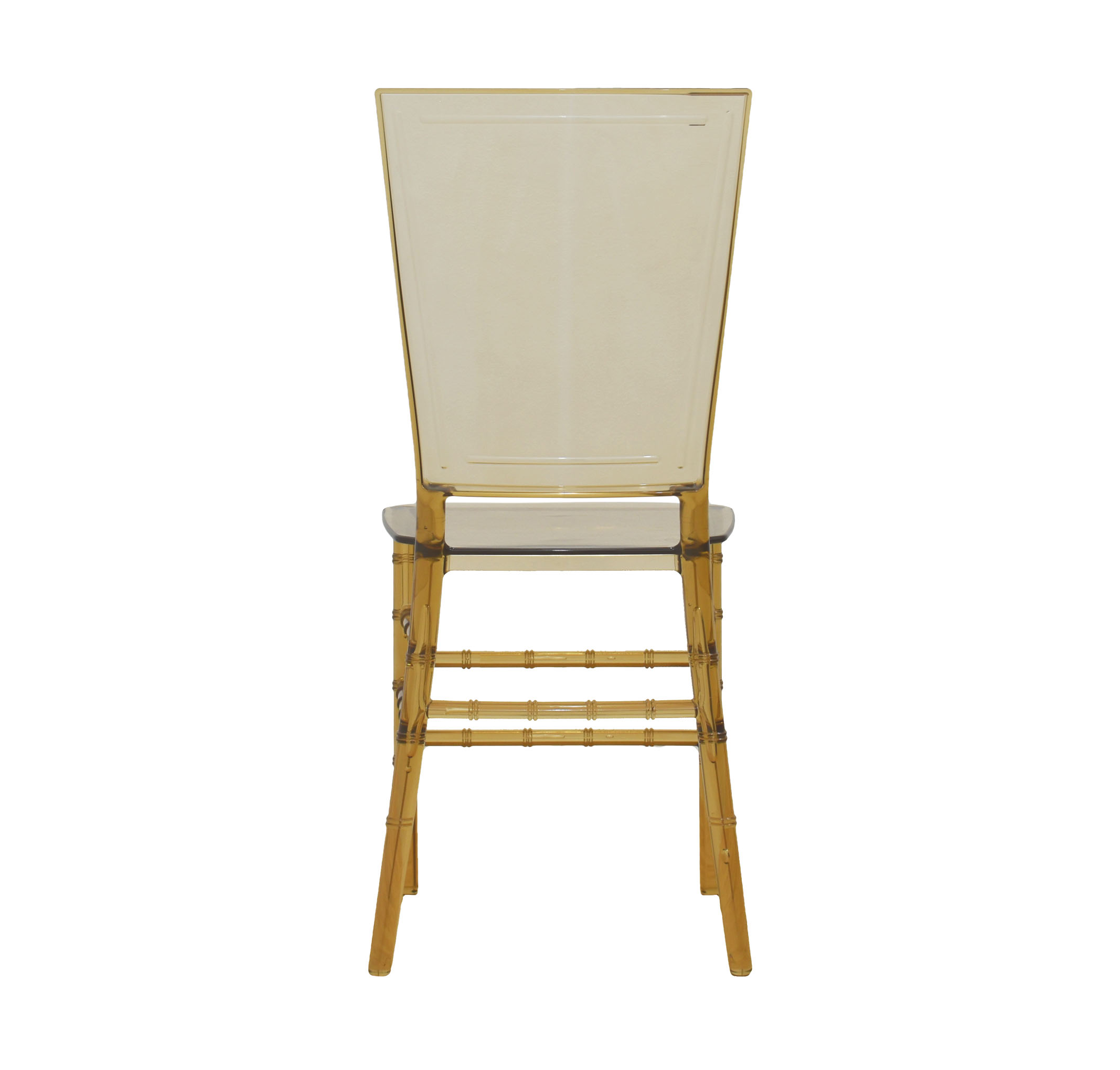 Transparent Amber Color Plastic Chair-PP Chair