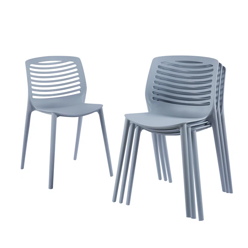 Blue-gray pp chair-PP Chair
