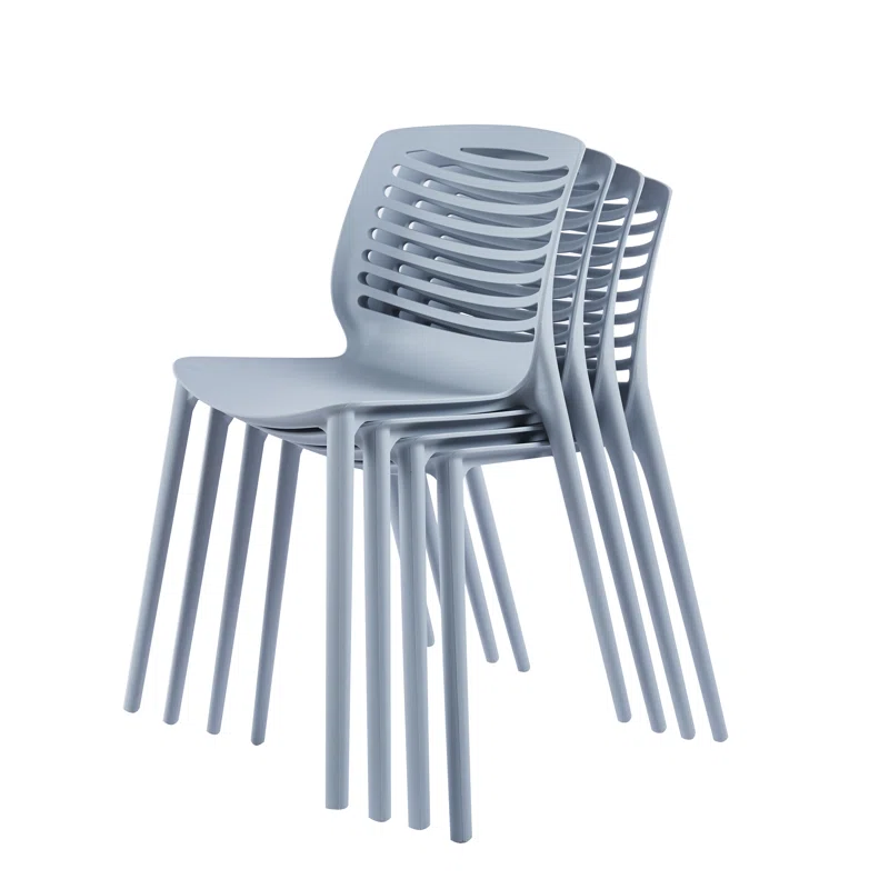 Blue-gray pp chair-PP Chair