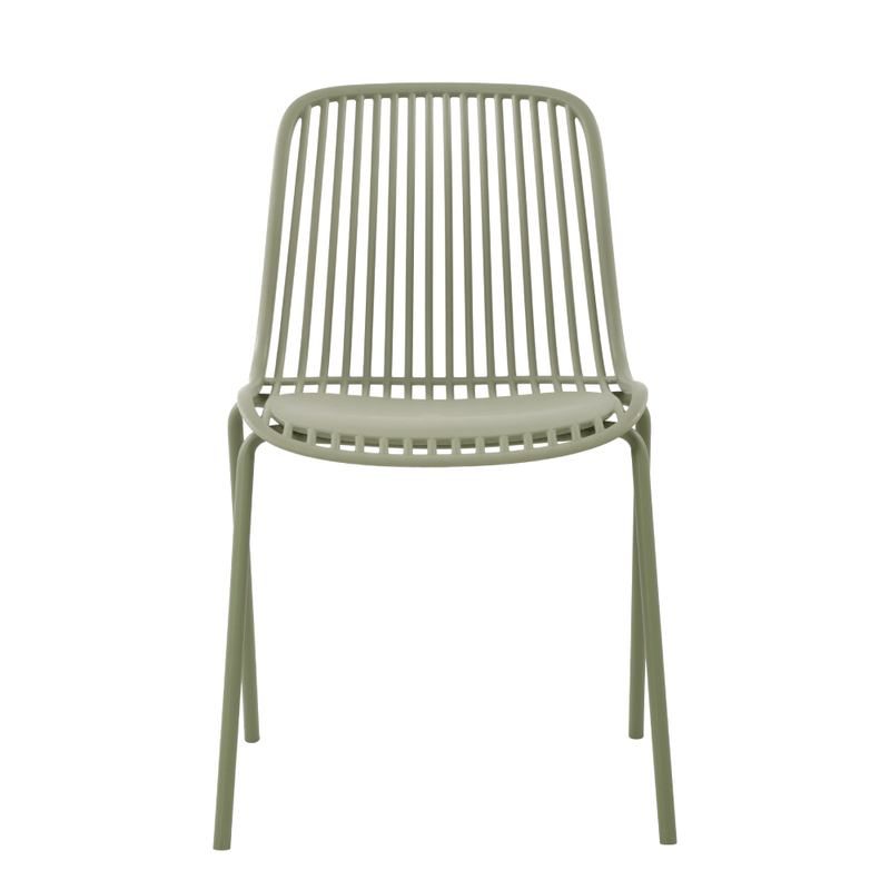 Green cheap plastic chairs-PP Chair