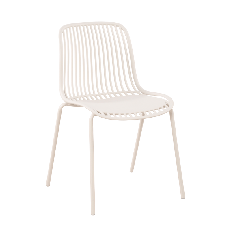 Beige cheap plastic chairs-PP Chair