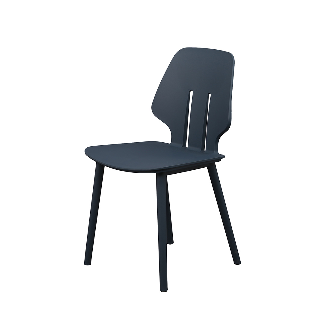 Assembled Anthracite Plastic Chair – Durable & Modern Seating Solution