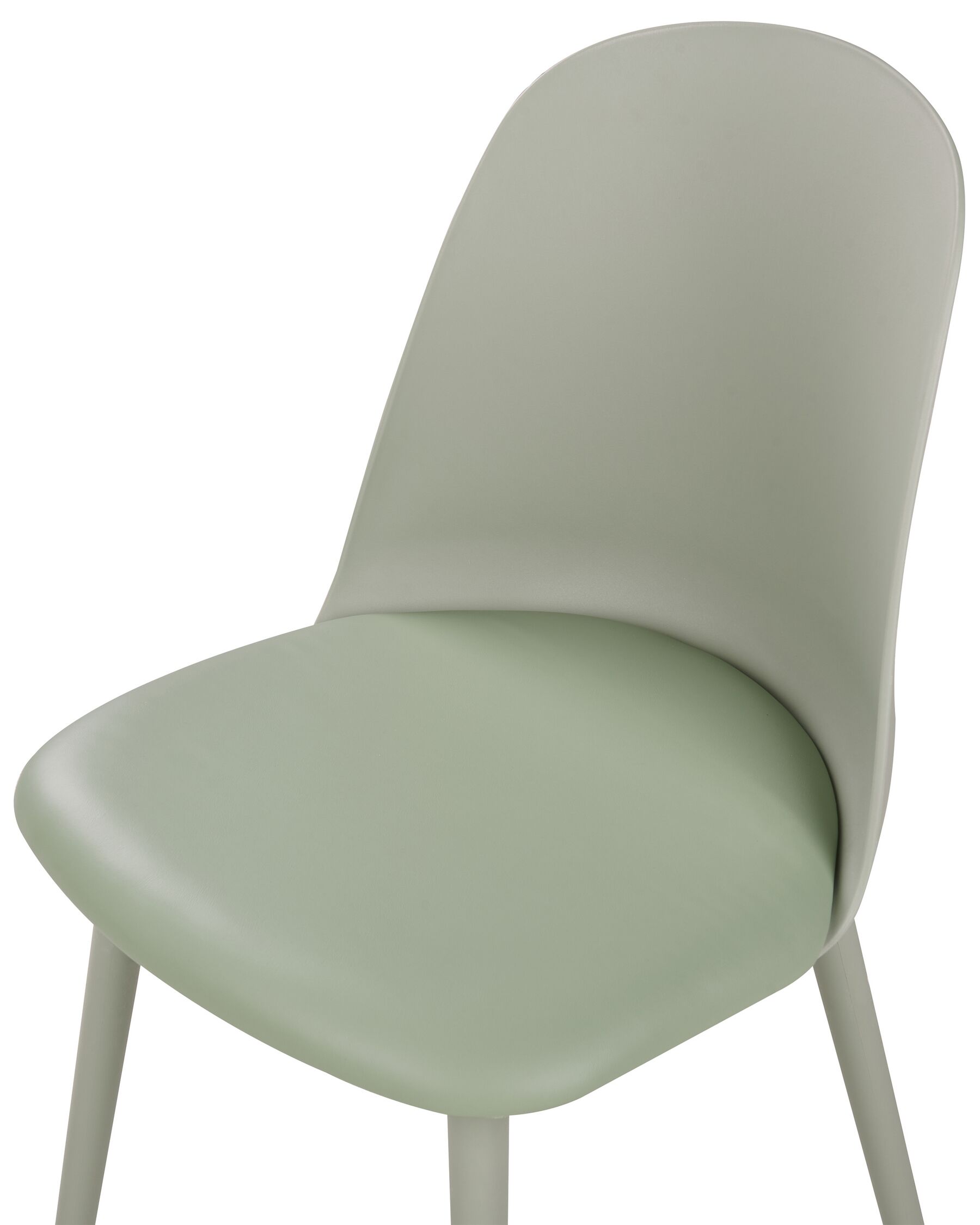 Mint Green Padded Seat Plastic Chair