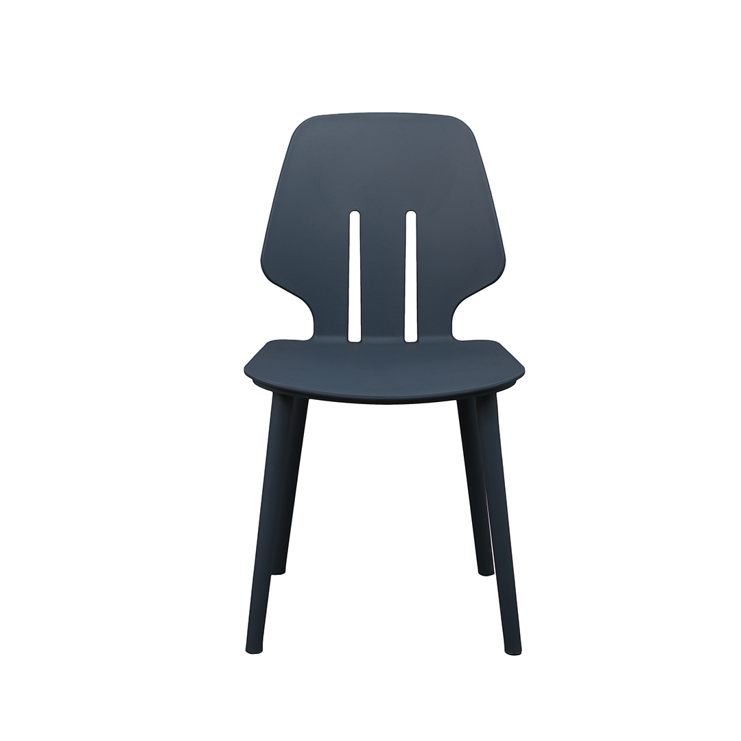 Assembled Anthracite Plastic Chair – Durable & Modern Seating Solution