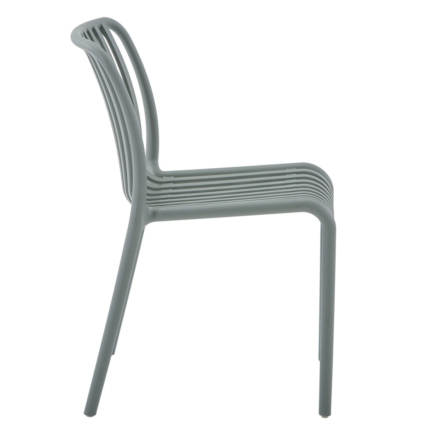 Plastic Chair Gray-Green-PP Chair