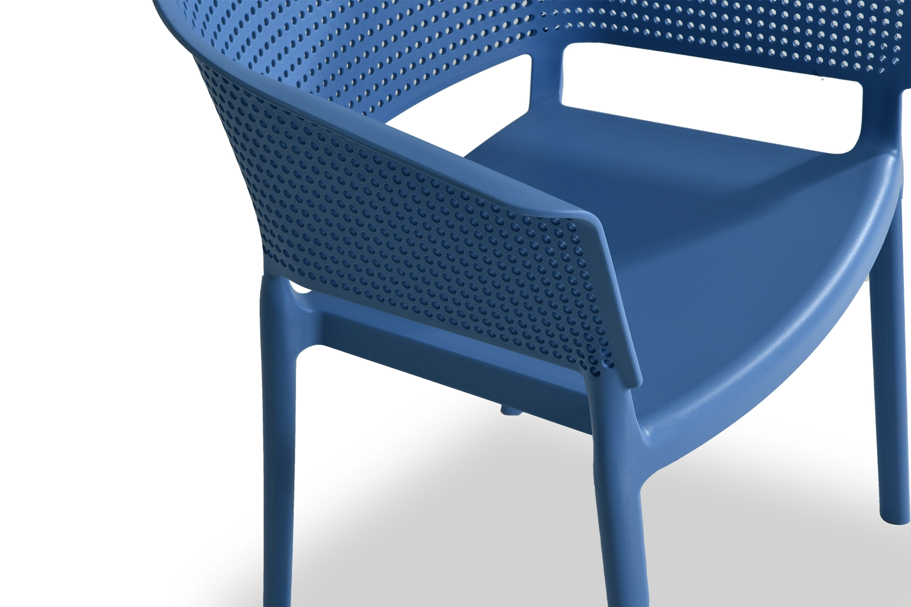 Latest design blue plastic armchair-PP Chair
