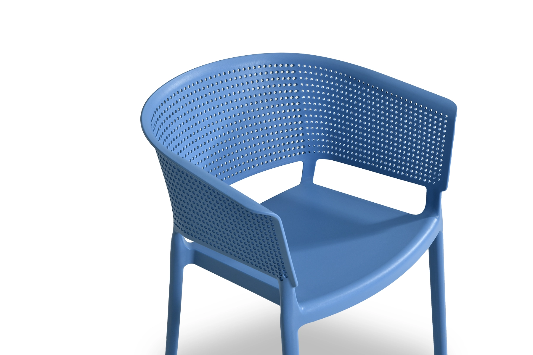 Latest design blue plastic armchair-PP Chair
