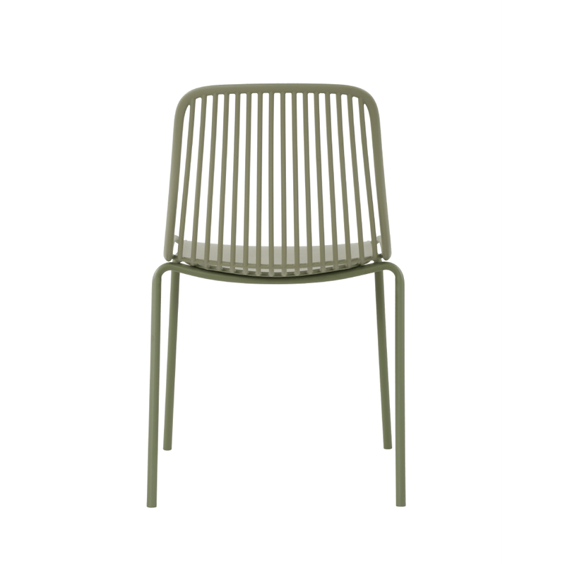 Green cheap plastic chairs-PP Chair