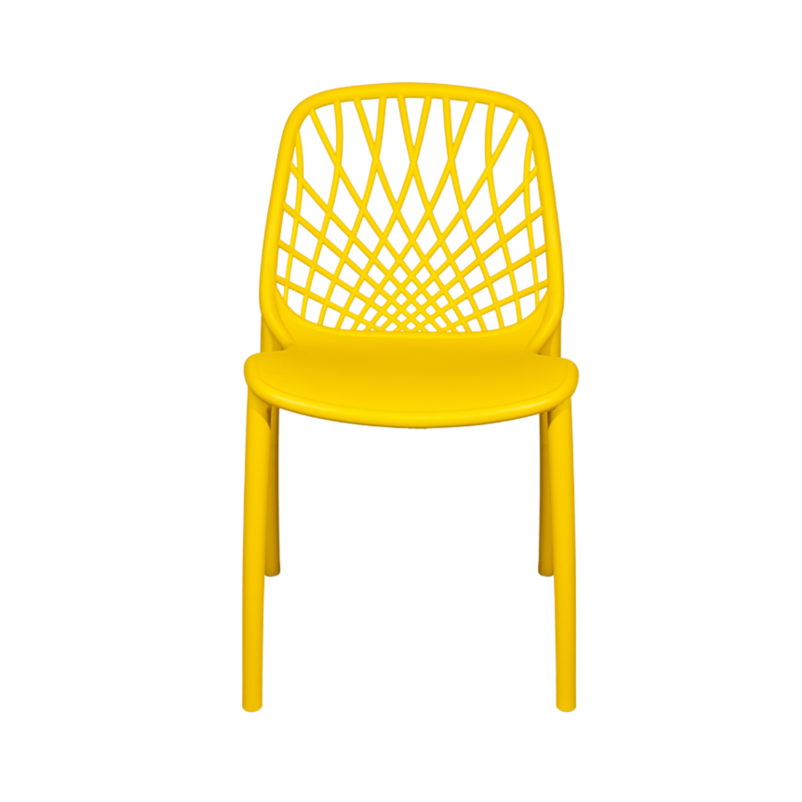 Plastic Cafe Chair Yellow-PP Chair
