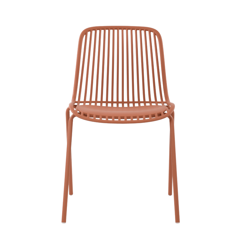 Orange cheap plastic chairs-PP Chair