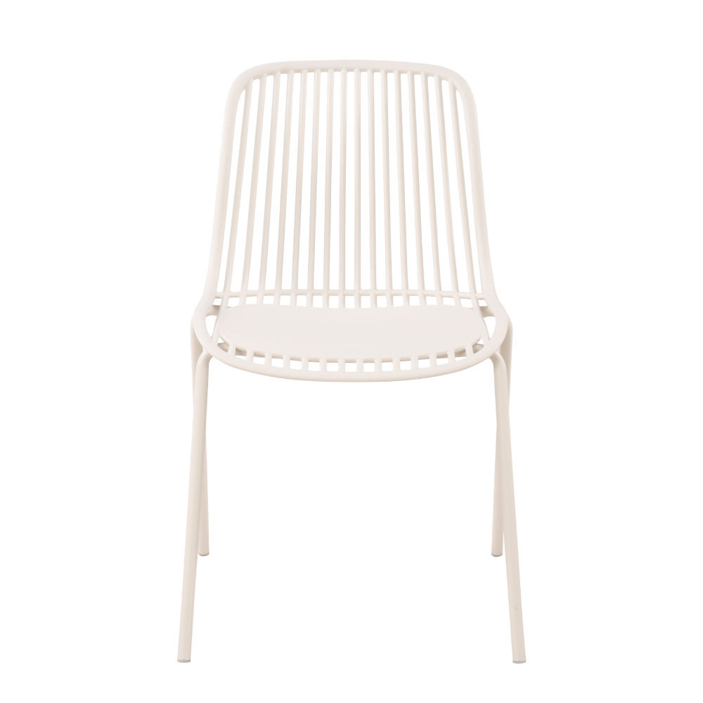 Beige cheap plastic chairs-PP Chair