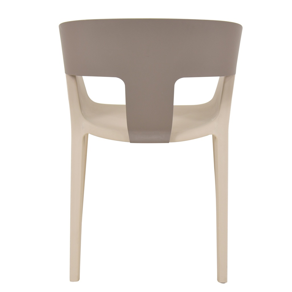 VFURN Armchair In Brown And Beige-PP Chair