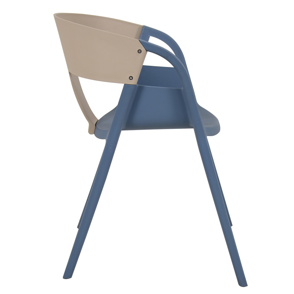 VFURN Armchair In Beige And Blue-PP Chair