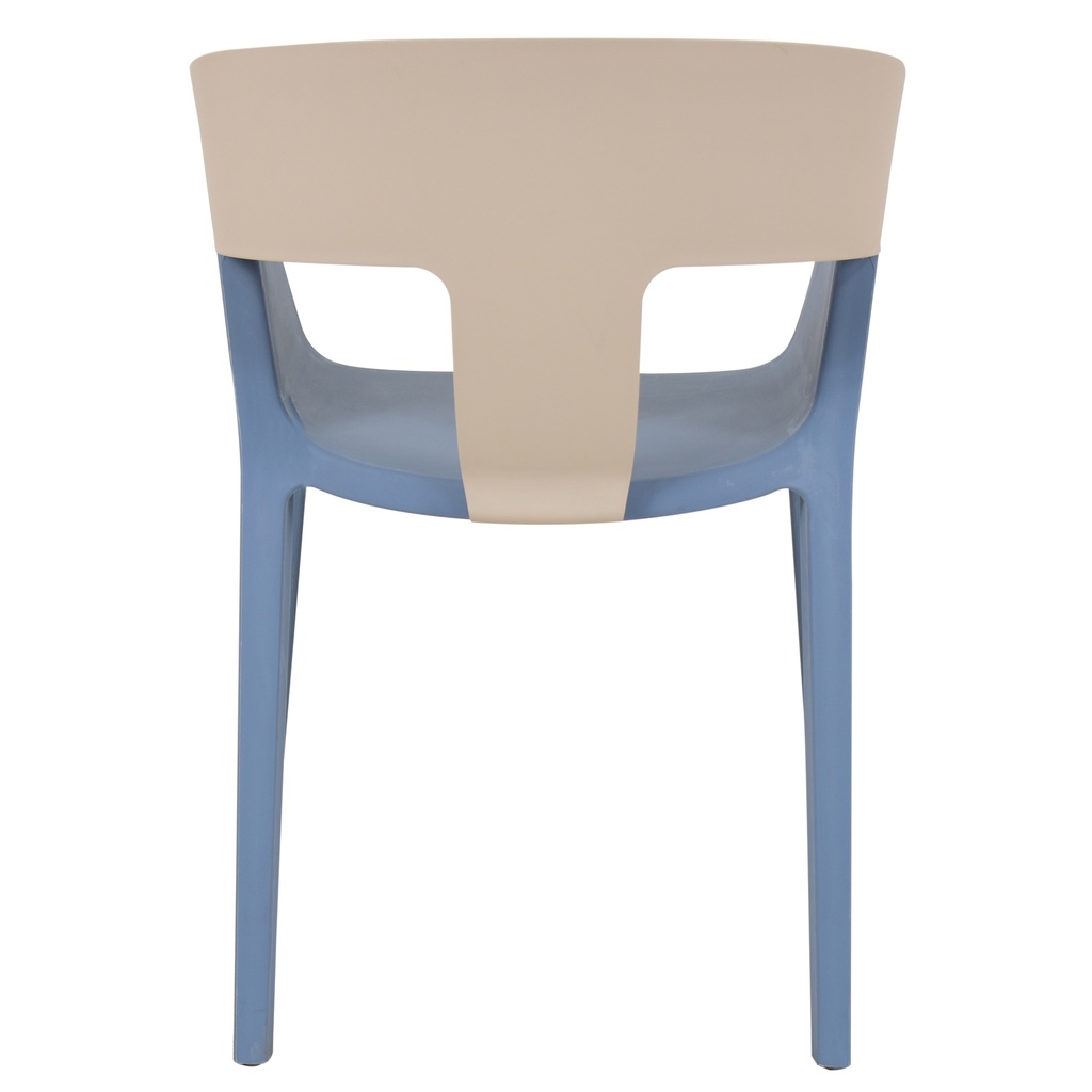 VFURN Armchair In Beige And Blue-PP Chair